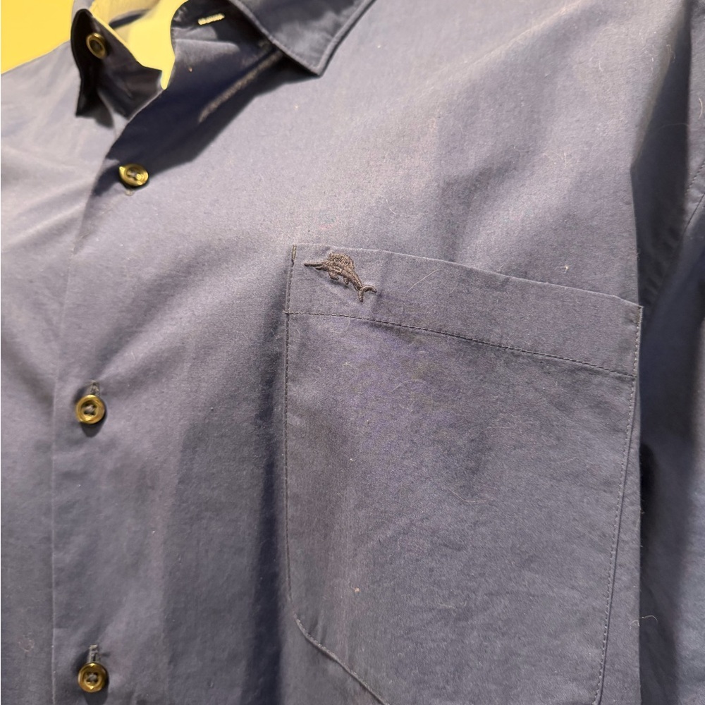 Tommy Bahama Newport Coast Blue buttondown shirt xxxl - Picture 3 of 8